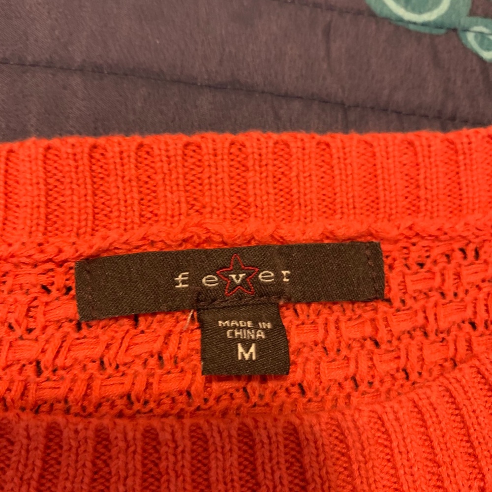 Orange Sweater
